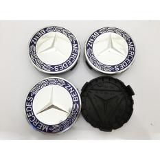 ฝาครอบดุมล้อ BENZ เบนซ์ ช่อมะกอก 75mm.  ราคาต่อ 4 ชิ้น