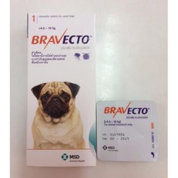   Bravecto/บราเวคโต1เม็ดกินแก้เห็บหมัดไรได้นาน3เดือนสำหรับสุนัข>4.5-10กก. ดีไหม