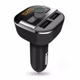 ราคา BT20 Bluetooth Car Hands-free FM Transmitter + Dual USB Car Charger MP3 Player Support TF Card - Black - intl ดีไหม