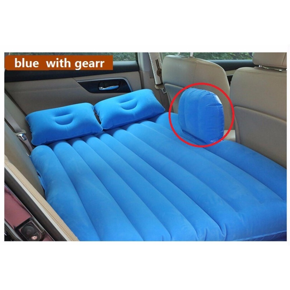 ราคา ที่นอนเป่าลมมีที่กั้น ในรถยนต์ พร้อมที่สูบไฟฟ้าในรถ Car Air bed