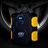 Car Air Pump ปั๊มลมไฟฟ้าติดรถยนต์ ปั้มลมพกพา ปั๊มลมอัตโนมัติ ปั๊มลมดิจิตอล เครื่องเติมลม สูบลม เอนกประสงค์ รุ่นหน้าปัดดิจิตอล ใช้ไฟจากที่ชาร์จในรถ มีไฟฉายในตัว