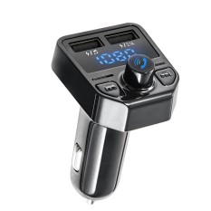 รถบลูทูธแฮนด์ฟรีเครื่องส่งสัญญาณ Fm เครื่องชาร์จ Usb Mp3 Player - Intl By Happydeals
