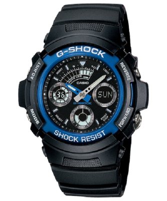 Fan Casio นาฬิกา Casio G-Shock นาฬิกาข้อมือผู้ชาย สายเรซิ่น รุ่น AW-591-2ADR - สีดำ/น้ำเงิน Fan Casio นาฬิกา Casio G-Shock นาฬิกาข้อมือผู้ชาย สายเรซิ่น รุ่น AW-591-2ADR - สีดำ/น้ำเงิน