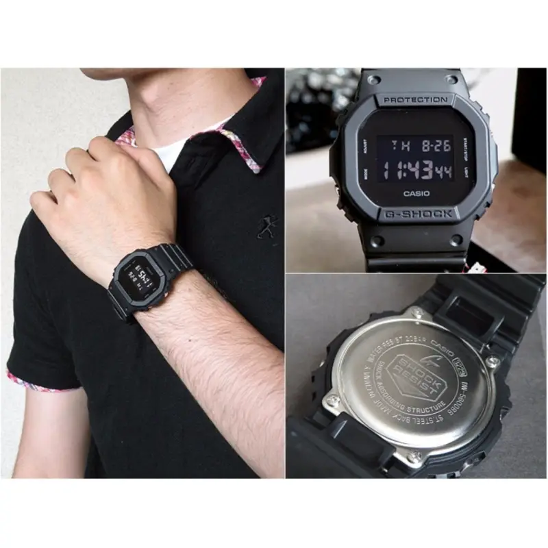 ภาพหน้าปกสินค้าWin Watch Shop อันดับ 1 : CASIO G-SHOCK รุ่น DW-5600BB-1 นาฬิกาข้อมือผู้ชายสีดำ รุ่นยักษ์เล็ก - มั่นใจ 100% ประกันเซ็นทรัล CMG 1 ปีเต็ม (มีเก็บเงินปลายทาง) จากร้าน Win Watch Shop บน Lazada