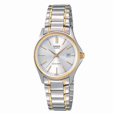 CASIO นาฬิกาข้อมือผู้หญิง สองกษัตริย์ สายสแตนเลส รุ่น LTP-1183G-7ADF 