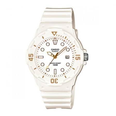 Casio นาฬิกาข้อมือผู้หญิง สายเรซิ่น รุ่น LRW-200H-7E2 - สีขาว