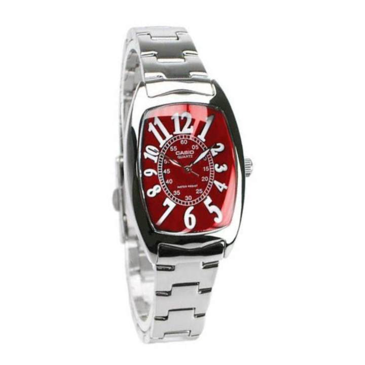 Casio Standard นาฬิกาข้อมือผู้หญิง สายสแตนเลส รุ่น LTP-1208D