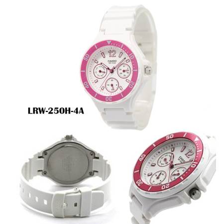 Casio Standard นาฬิกาข้อมือผู้หญิง สายเรซิ่น  - รุ่น RW-250H-4A
