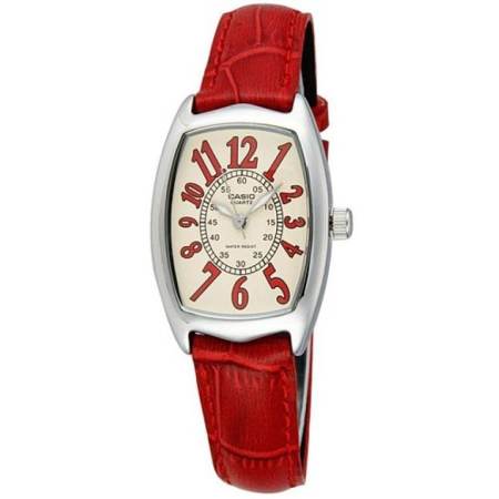 Watchup Casio Standard นาฬิกาข้อมือผู้หญิง สายหนัง รุ่น LTP-1208E-9B2 - Red Watchup Casio Standard นาฬิกาข้อมือผู้หญิง สายหนัง รุ่น LTP-1208E-9B2 - Red