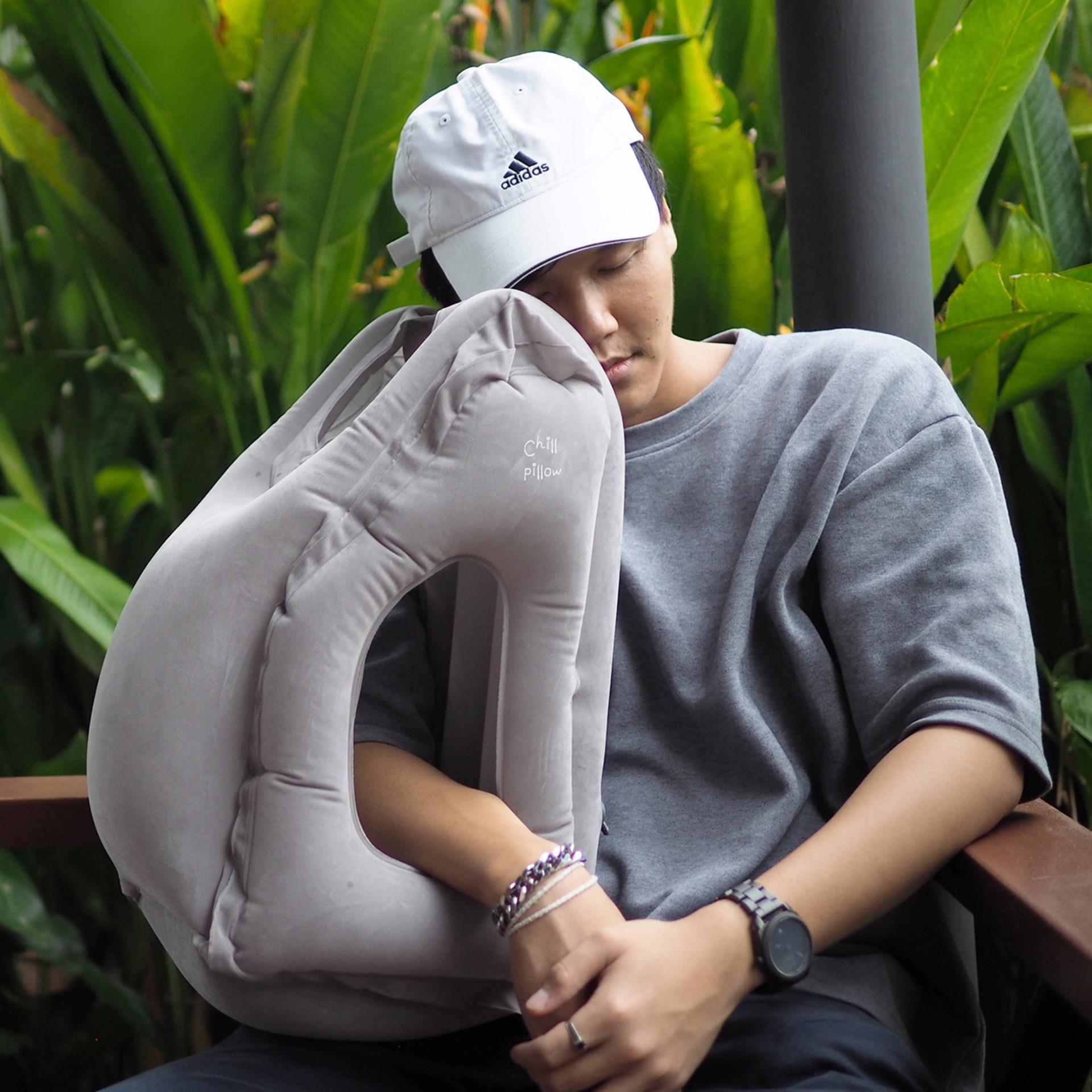 ChillPillow หมอนพกพา – สีเทา