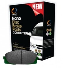 Compact NANO Brake ผ้าเบรค ดิสหน้า รถตู้ TOYOTA COMMUTER (ONLY680) 1คู่