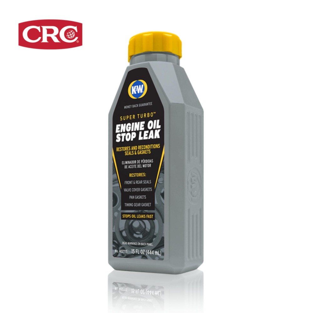 ซื้อที่ไหน CRC K&W Engine Oil Stop Leak นํ้ายาอุดรอยรั่วนํ้ามันเครื่อง