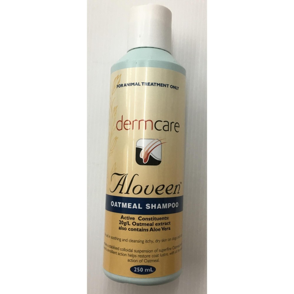 ราคา Derm Care Aloveen Oatmeal Dog Cat Shampoo แชมพูสำหรับผิวแพ้ง่าย