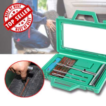 Tire Repair Tool Set ชุดปะยางรถยนต์ ชุดปะยางฉุกเฉิน ขนาดพกพา