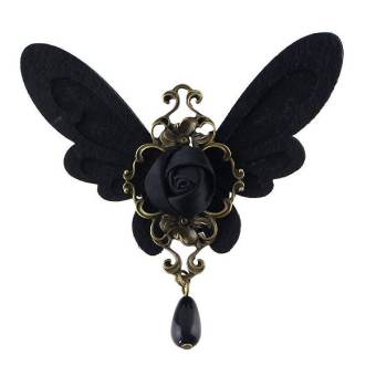 ร ว Feelontop New Vintage Black Erfly Antique Gold Color Black Erfly Antique Gold Color