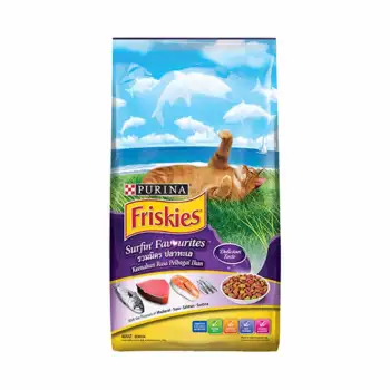 ราคา Friskies Surfin Turfin 7kg ฟริสกี้ส์ ปลาทูน่า และซาร์ดีน 7 kg. ดีไหม