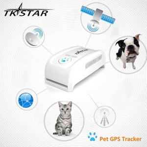 GPS GSM อุปกรณ์ติดตามสัตว์เลี้ยงปลอกคอสุนัขแมวสิ่งที่แนบมา Lost Alert Mapping Finder - INTL