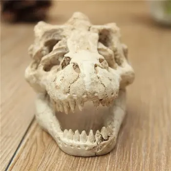 โปรโมชั่น Halloween Aquarium Decorative Resin Skull Crawler Dragon Lizards Decoration - intl pantip