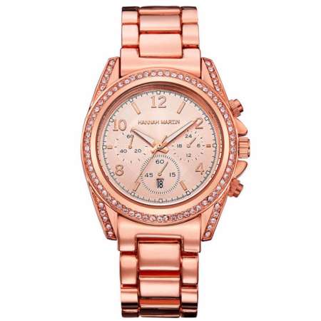 HANNAH MARTIN นาฬิกาข้อมือผู้หญิงสายสแตนเลสสีโรสด์โกล์ดรุ่น HM1107 ( Clearance ลดสุดๆ) HANNAH MARTIN นาฬิกาข้อมือผู้หญิงสายสแตนเลสสีโรสด์โกล์ดรุ่น HM1107 ( Clearance ลดสุดๆ)