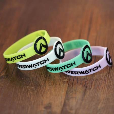 Hequ OW Overwatch Silicone Bracelet Fashion Wristb Great Gift new chic style Green - intl