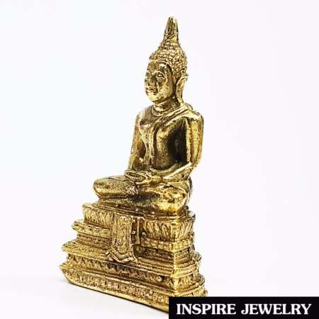 Inspire Jewelry  บูชาหลวงพ่อวัดไร่ขิง แห่งแม่น้ำนครชัยศรี พระเครื่องยอดนิยม  เมตตามหานิยม มหาเสน่ห์ โชคลาภค้าขาย เครื่องรางความรัก หล่อทองเหลือง ขนาด 2x3cm.  ทุกเทศกาล ปีใหม่ วันเกิด ของขวัญ ของฝาก วาเลนไทน์ แสดงความยินดี  ห้องทำงาน ค้าขาย 