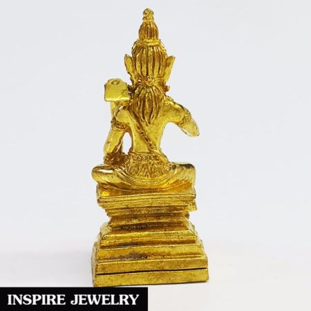 Inspire Jewelry พระวิษณุกรรม มหาคุรุเทพแห่งงานช่างและความสำเร็จทั้งปวง  2x4cm.หล่อจากทองเหลือง บูชาพระวิศวกรรม หรือเรียกได้อีกหลายชื่อว่า พระวิษณุกรรม, พระวิสสุกรรม, พระเวสสุกรรม หรือ พระเพชรฉลูกรรม เป็น เทวดานายช่างใหญ่ของพระอินทร์ 