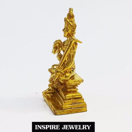 Inspire Jewelry พระวิษณุกรรม มหาคุรุเทพแห่งงานช่างและความสำเร็จทั้งปวง  2x4cm.หล่อจากทองเหลือง บูชาพระวิศวกรรม หรือเรียกได้อีกหลายชื่อว่า พระวิษณุกรรม, พระวิสสุกรรม, พระเวสสุกรรม หรือ พระเพชรฉลูกรรม เป็น เทวดานายช่างใหญ่ของพระอินทร์ 