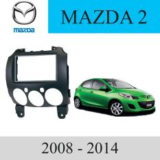 หน้ากากวิทยุ รถยนต์ MAZDA  รุ่น MAZDA 2  ปี 2008-2014 - สีดำ