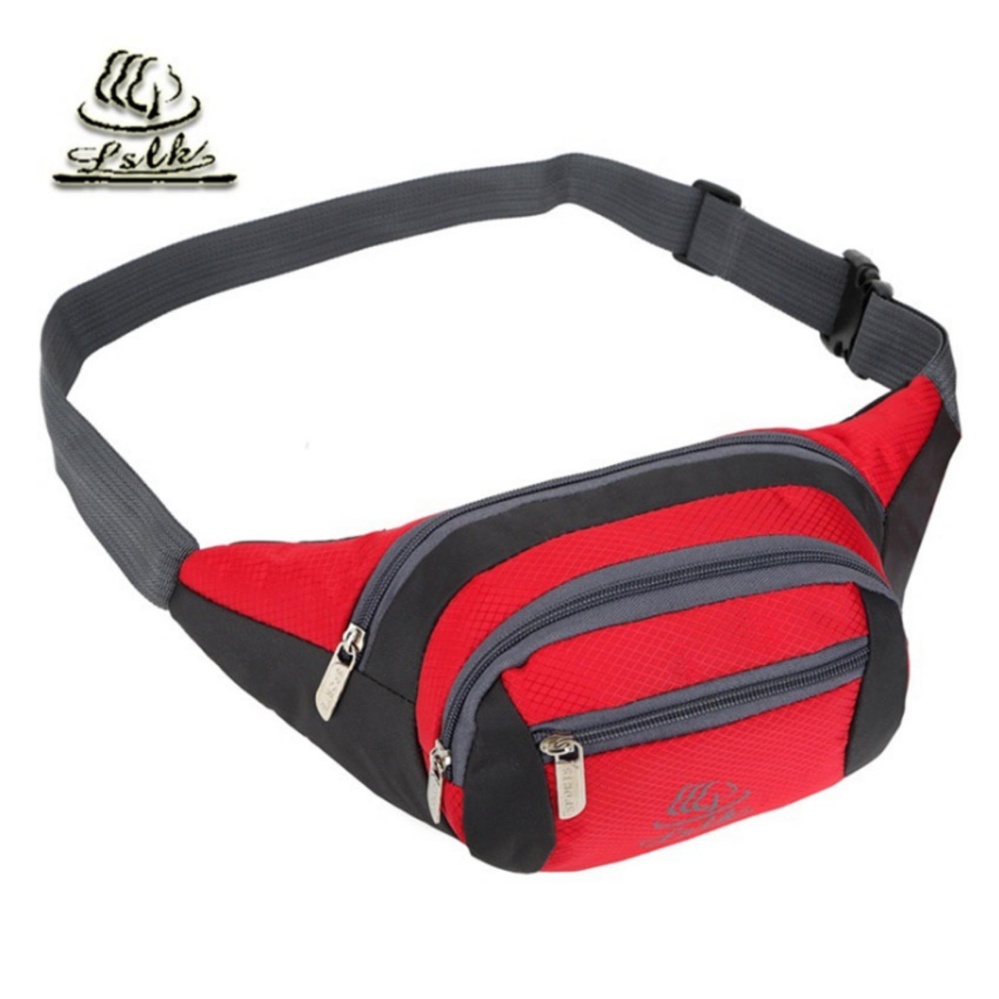 JJ กระเป๋าผ้า High quality nylon fabric กระเป๋าคาดเอว กระเป๋าวิ่ง กระเป๋าสะพาย Travel Waist Bag รุ่น 906
