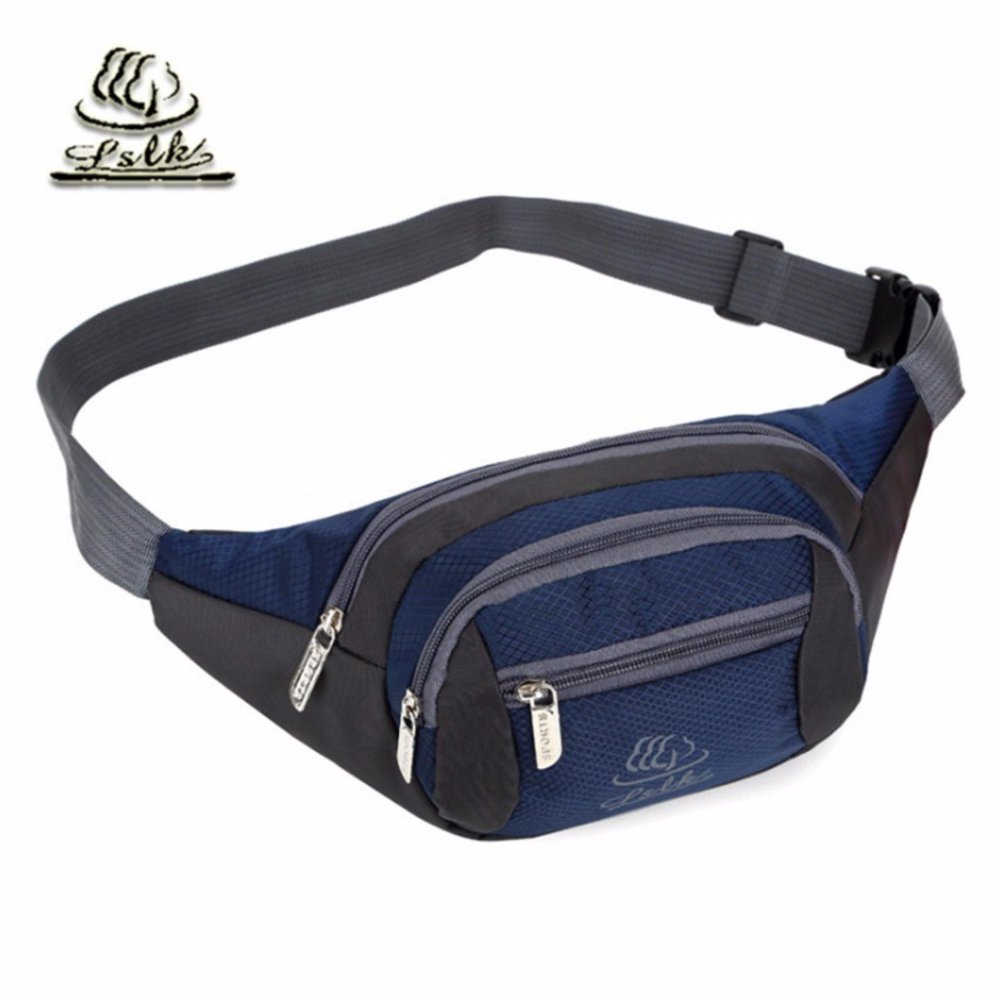JJ กระเป๋าผ้า High quality nylon fabric กระเป๋าคาดเอว กระเป๋าวิ่ง กระเป๋าสะพาย Travel Waist Bag รุ่น 906