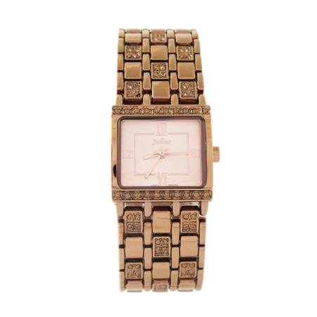 Julius นาฬิกาข้อมือผู้หญิง สาย/ตัวเรือน โลหะผสม รุ่น JA-648 (brown) Julius นาฬิกาข้อมือผู้หญิง สาย/ตัวเรือน โลหะผสม รุ่น JA-648 (brown)