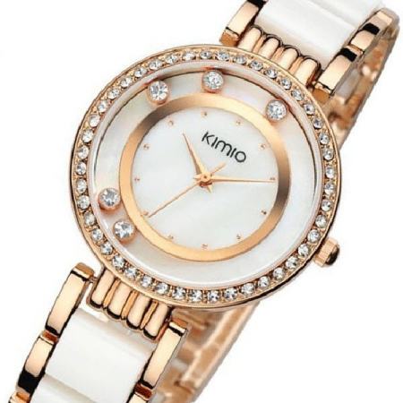 Kimio นาฬิกาข้อมือผู้หญิง ประดับคริสตัล สาย Alloy งานเก๋ รุ่น K485 ( แถมฟรี ต่างหู Crystal Heart Earring 1คู่ 199-) พร้อมกล่อง KIMIO Kimio นาฬิกาข้อมือผู้หญิง ประดับคริสตัล สาย Alloy งานเก๋ รุ่น K485 ( แถมฟรี ต่างหู Crystal Heart Earring 1คู่ 199-) พร้อมกล่อง KIMIO