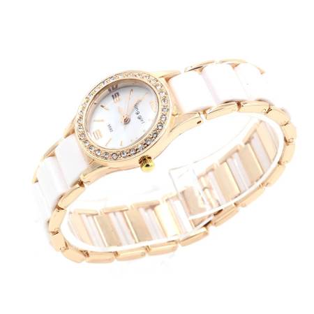 KIng girl นาฬิกาข้อมือผู้หญิง  WP8125 (White)