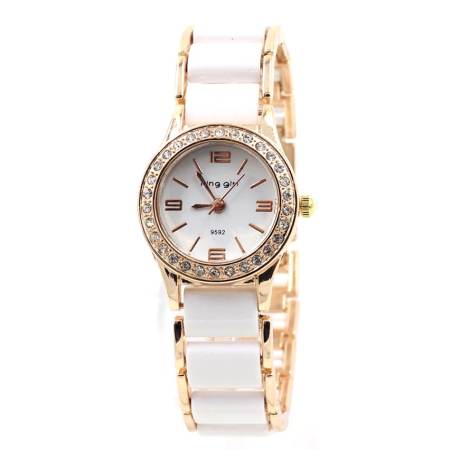 KIng girl นาฬิกาข้อมือผู้หญิง  WP8125 (White)