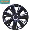 Koshi wheel cover ฝาครอบกระทะล้อ 15 นิ้ว ลาย 5077BP (4ฝา/ชุด) สีดำ