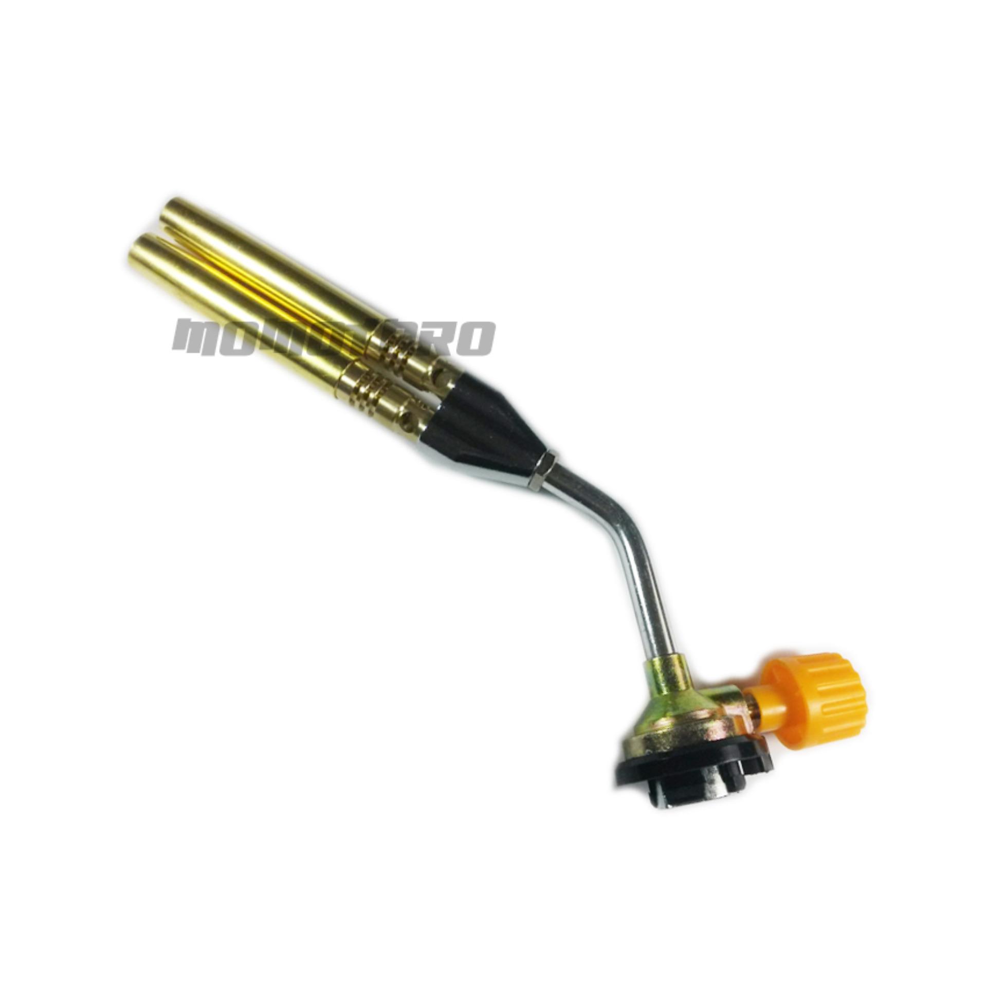 หัวพ่นไฟ หัวพ่นไฟทำอาหาร หัวพ่นไฟแต่งหน้าขนมเค้ก ทำซูชิ หัวเป่าแก๊ส หัวพ่นแก๊ส หัวเป่าไฟ หัวพ่นไฟแก๊สกระป๋อง หัวพ่นไฟความร้อนสูง หัวเชื่อมแก๊สกระป๋อง หัวเชื่อมท่อ หัวพ่นไฟจุดเตาถ่าน แค้มปิ้ง หัวปืนพ่นไฟ KOVEA TWIN BRAZING GAS TORCH KT-2108