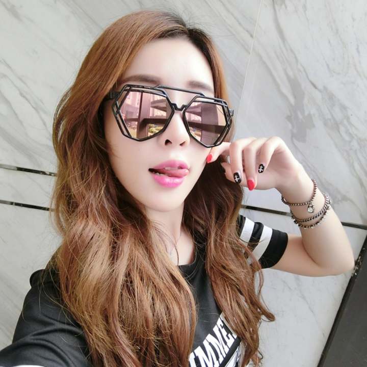 KPshop แว่นกันแดดแฟชั่น แว่นตาผู้หญิง แว่นกันแดดผู้หญิง รุ่น LG-024