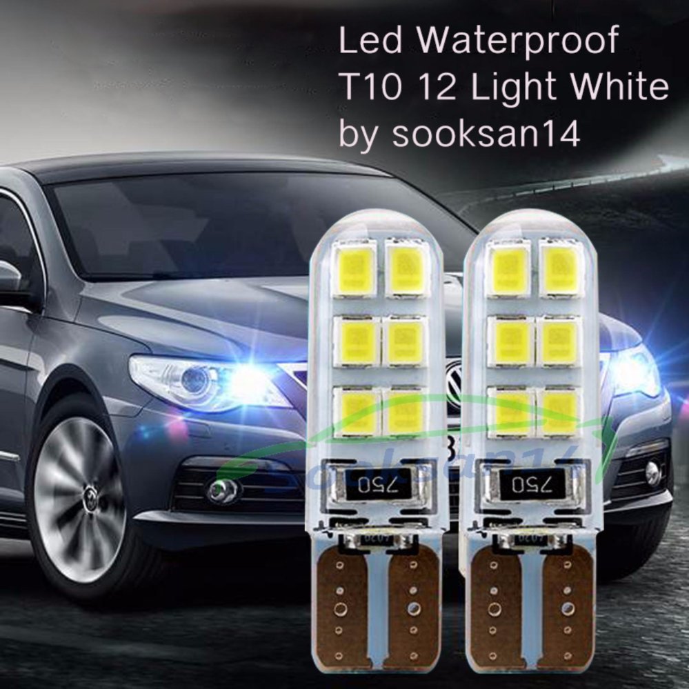 Led Waterproof T10 12 Light White