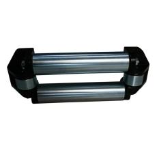 Low profile roller fairlead for large winches (8000lb-17500lb)