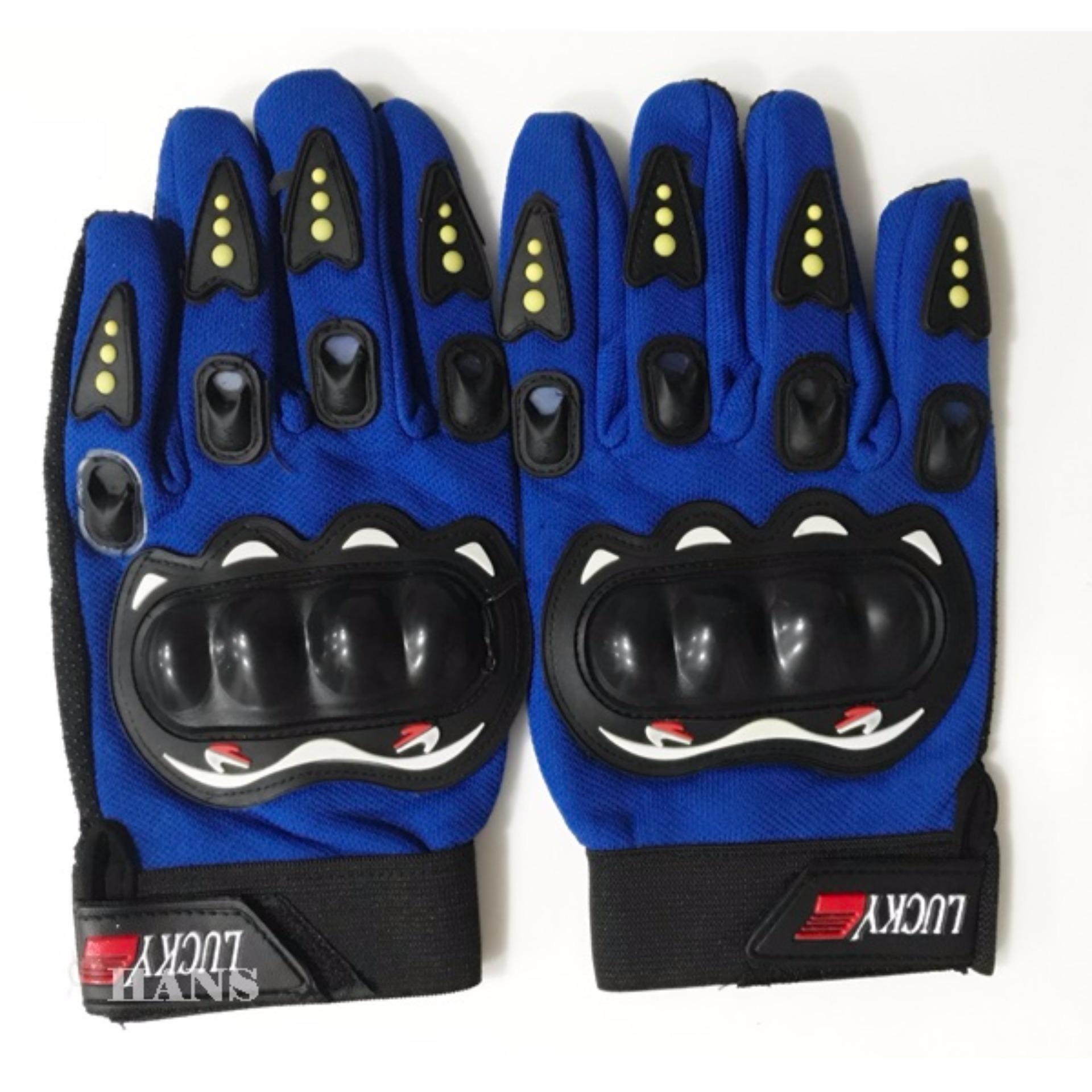 ถุงมือปุ่มนิ่มยาง LUCKY เต็มมือ สีน้ำเงิน ถุงมือปุ่มนิ่มยาง LUCKY เต็มมือ สีน้ำเงิน