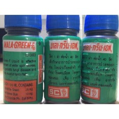 MALA-GREEN-F มาลากรีนเอฟ ยารักษาโรคสำหรับสัตว์น้ำ 30 ml. ( 3 units )