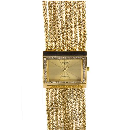 Mame Premium นาฬิกาข้อมือคริสตัล รุ่น MAME PM1-9 - Gold Mame Premium นาฬิกาข้อมือคริสตัล รุ่น MAME PM1-9 - Gold