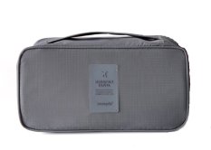 MONOPOLY กระเป๋าเก็บของใช้ส่วนตัวและชุดชั้นใน (กันน้ำ) ป้ายซิลิโคนสี - Gray