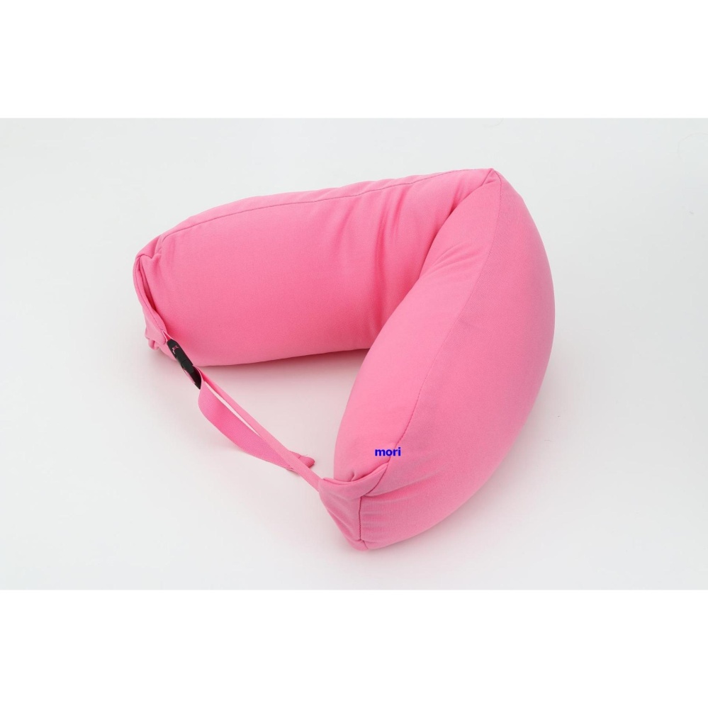 Mori Neck cushion microbead หมอนรองคอ หมอนอเนกประสงค์ Travel Pillow Neck cushion Multipurpose pillow รุ่น Neck cushion microbead (Pink / สีชมพู)