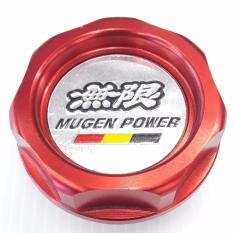 Mugen ฝาน้ำมันเครื่อง ฝาถังน้ำมันเครื่อง ฝาปิดน้ำมันเครื่อง สีแดง