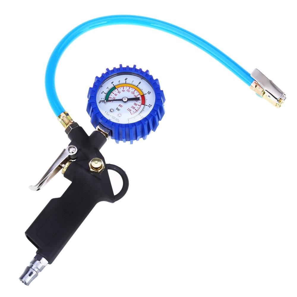 Multifunctional Car Truck Air ความดันยาง Inflator Gauge Professional Dial Meter เครื่องทดสอบรถ By Angang Mall