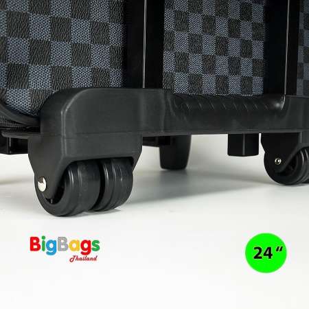 BigbagsThailand กระเป๋าเดินทาง ล้อลาก MZ Polo ระบบรหัสล๊อค 4 ล้อคู่หลัง เซ็ทคู่ 24นิ้ว/14 นิ้ว รุ่น New luxury 