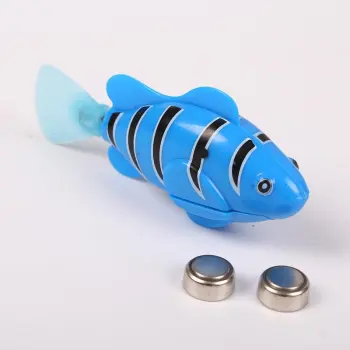 ข้อมูล New Swimming Robot Fish Magical Electronic Toy Kids Child Children Funny Cute - intl pantip