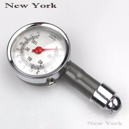 New York Big Sale เกจ์วัดลมยาง เครื่องวัดลมยางแบบพกพพา No.026 - Grey