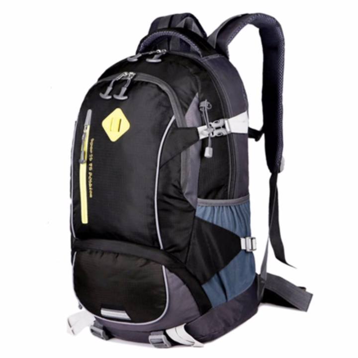 NL19BL สีดำ กระเป๋าเดินทาง กระเป๋าสะพายหลัง กระเป๋าเป้เดินทาง กระเป๋าเป้ผู้ชาย กระเป๋าเป้เท่ๆ กระเป๋าสัมภาระ กระเป๋าไนลอนกันน้ำ backpack